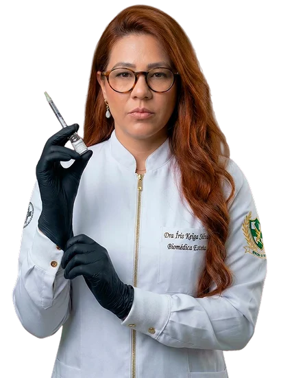 Dra. Keiga, responsável pelos atendimentos e protocolos personalizados da HealthKei